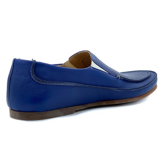 Слипоны Giampieronicola синие - фото 3, 