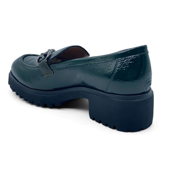 Лоферы Donna Soft зеленые наплак демисезонные - фото 3, DS1881 DS VERDE