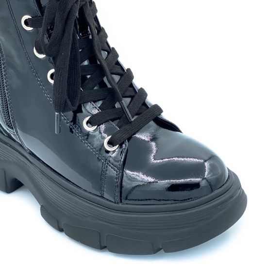 Ботинки Marcelo Lopez черные лаковые демисезонные - фото 5, MN5555 ML