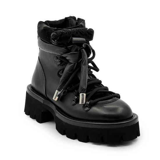 Ботинки NILA&amp;NILA черные кожаные демисезонные - фото 2, NO6476 NIL NERO