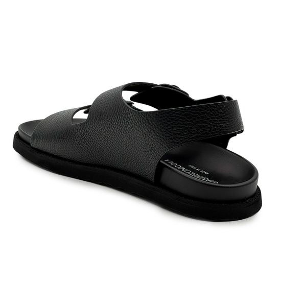 Сандалии Giampieronicola черные кожаные - фото 3, A5300 GPN NERO