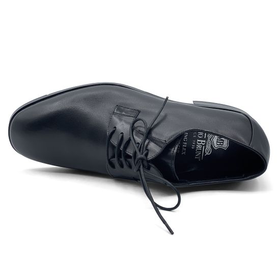 Туфли Дерби Mario Bruni кожаные черные - фото 5, 63599  MB