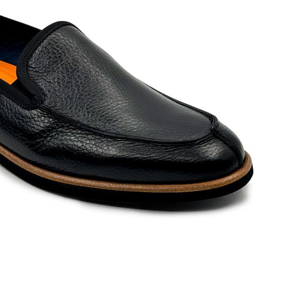 Слипоны Giampieronicola черные кожаные - фото 6, B40282A GPN NERO