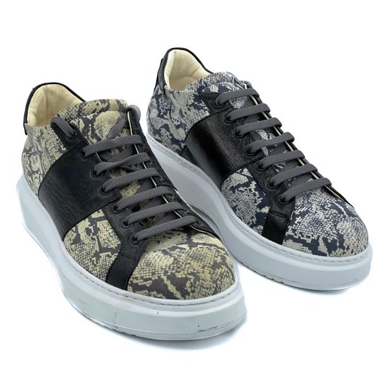 Кеды Lucrezia Carminio черно-серые - фото 7, 