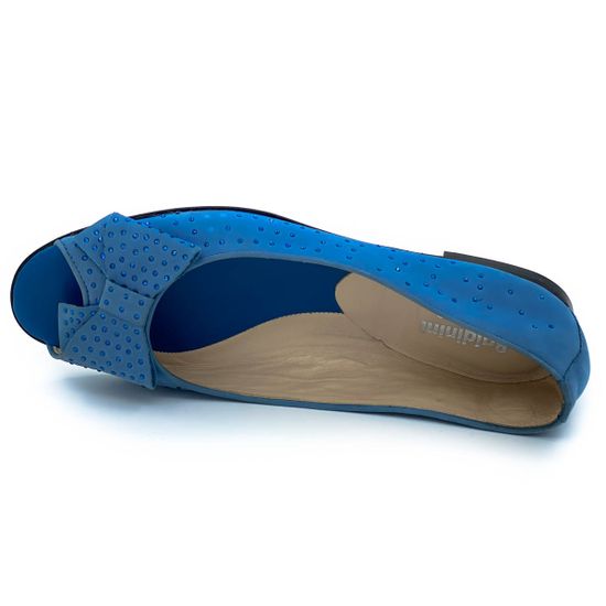 Балетки Baldinini синие замшевые - фото 4, 