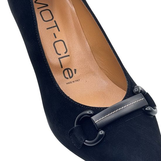 Туфли MOT CLE черные замшевые с пряжкой - фото 8, MOT2417 MOT NERO