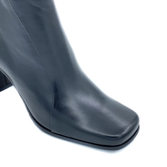 Ботильоны Jeannot черные кожаные демисезонные - фото 6, HJ573R JN NERO