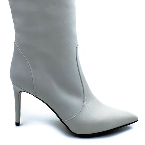 Сапоги Tiffi белые кожаные демисезонные - фото 4, N658/80DR TI BIANCO