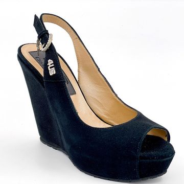 Босоножки Cesare Paciotti замшевые черные - фото 2, HHQD6 PA