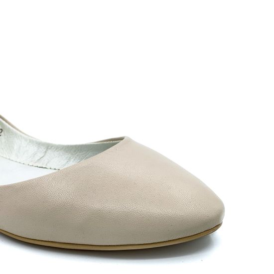 Балетки Cover светло-бежевые - фото 6, 