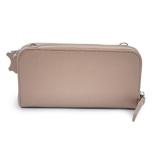 Сумка мини кросс-боди Di Gregorio розовая кожаная - фото 3, 8722 DG CIPRIA24