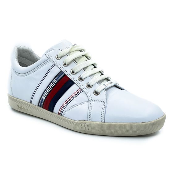 Кеды Baldinini белые кожаные - фото 2, 