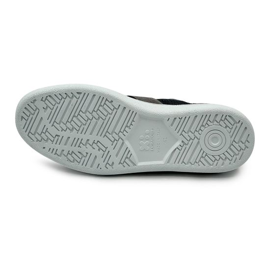 Кроссовки Giampieronicola серые кожа/замша/текстиль - фото 4, G44565A GPN GRIGIO