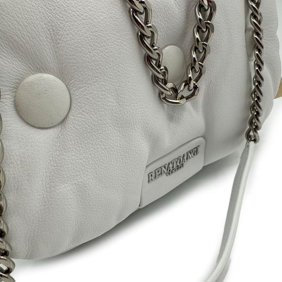 Сумка Renato Angi белая кожаная - фото 4, 3203611 RA BIANCO