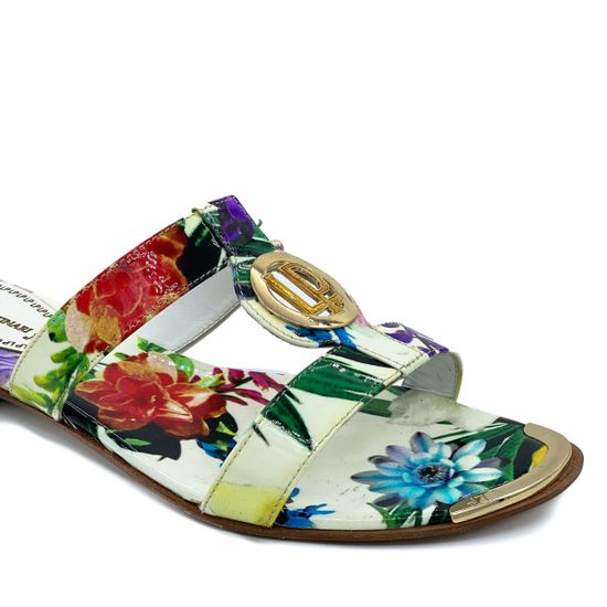 Сабо Loretta Pettinari белые мультиколор - фото 6, 