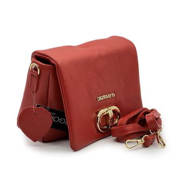 Сумка кросс-боди Di Gregorio красная кожаная - фото 2, 8940 DG ROSSO