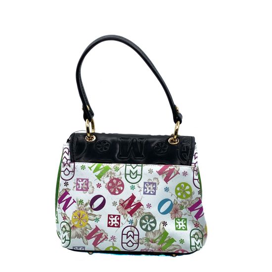 Сумка Marino Orlandi черно-белая кожаная мультиколор - фото 5, 4869 MO BIANCO