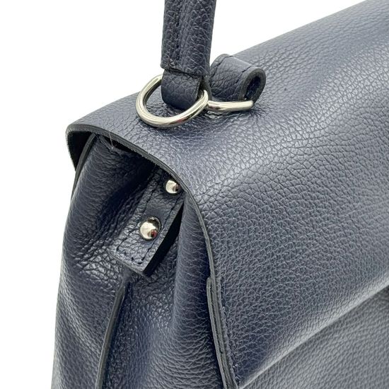 Сумка Renato Angi синяя кожаная - фото 5, 3452801 RA BLU