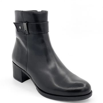 Ботинки Cover черные кожаные МЕХ - фото 2, 54M COV