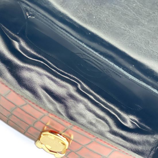 Сумка Marino Orlandi красная кожаная - фото 6, 