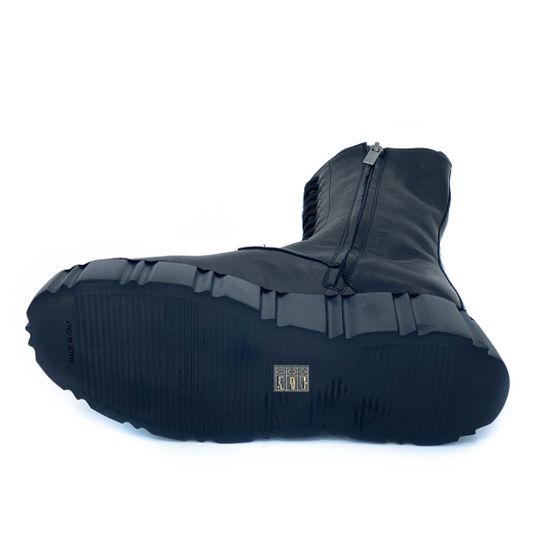 Ботинки 7AM черные кожаные демисезонные - фото 4, AM21928O 7AM