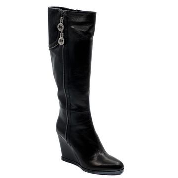 Сапоги Loriblu черные кожаные демисезонные - фото 2, 5IR19276RZ LB