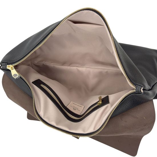 Сумка Loristella черная кожаная/пони принт "леопард" - фото 7, 2734 LS LEO