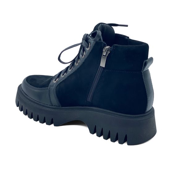 Ботинки CVCover черные замша/кожа на меху - фото 3, 26101-2 COV