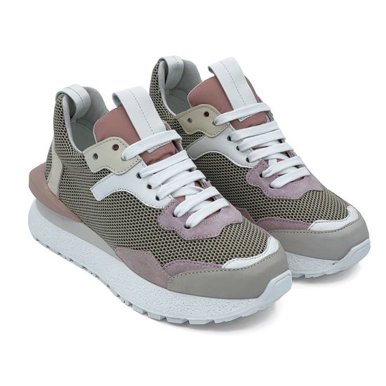 Кроссовки MIMMU серые замша-текстиль N5 - фото 7, F937K5 MIM N5