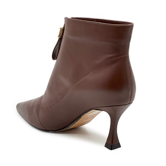 Ботильоны TUFFONI коричневые кожаные демисезонные - фото 3, 1422009LL TUF MORO