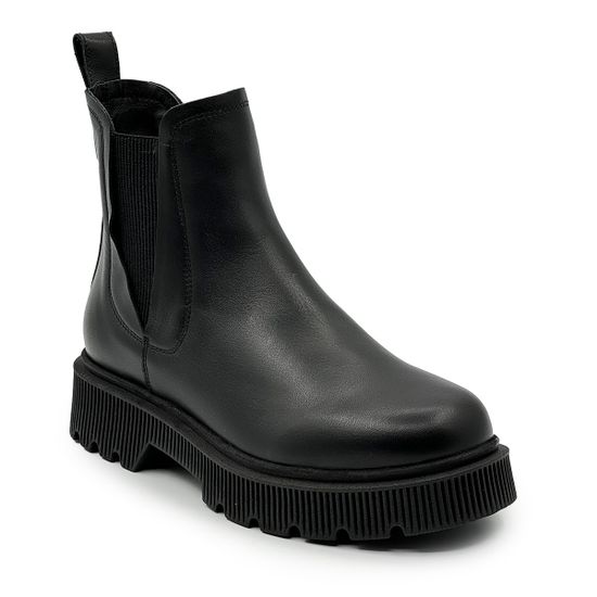 Ботинки челси CV COVER черные кожаные на байке - фото 2, 365635-1 COV