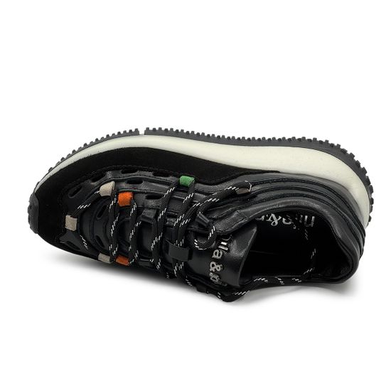 Кроссовки NILA&amp;NILA черные замшевые/кожаные - фото 5, NO9224 NIL NERO