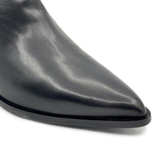 Сапоги MIMMU черные кожаные демисезонные - фото 6, M1432M1 MIM NERO