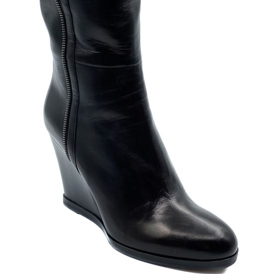 Сапоги Loriblu черные кожаные демисезонные - фото 6, 5IR19276RZ LB