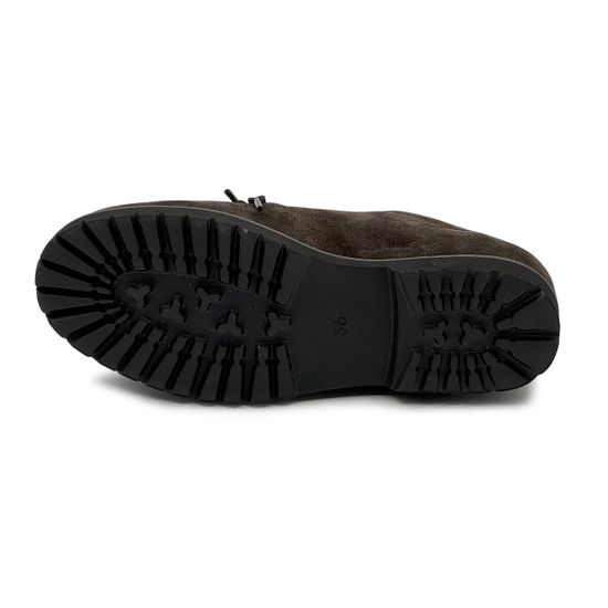 Полуботинки CV COVER серо-коричневые замшевые демисезонные - фото 4, 707333-1 COV GRIGIO