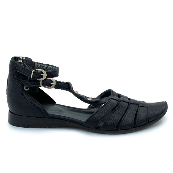 Сандалии Fru.it черные кожаные - фото 1, 