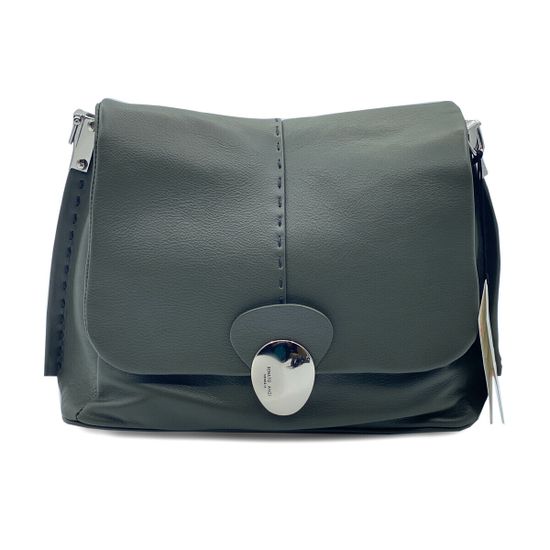 Сумка Renato Angi зеленая кожаная - фото 1, 