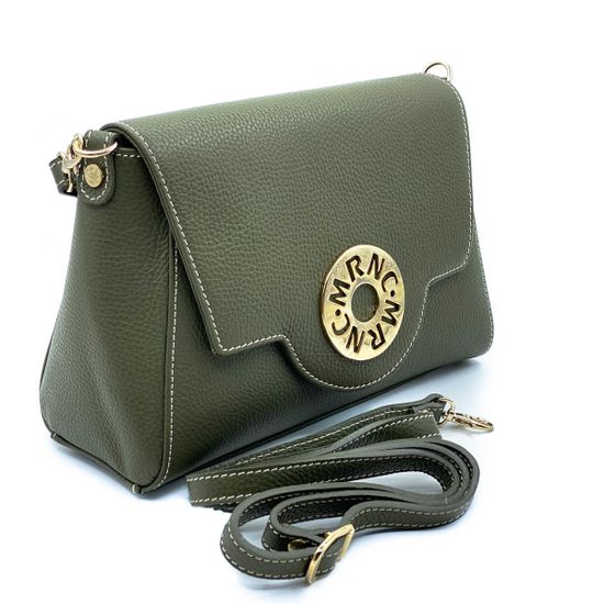 Сумка Marina Creazioni зеленая кожаная - фото 2, 