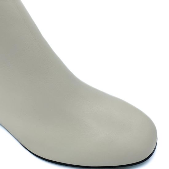 Ботильоны Cover бежевые кожаные Байка - фото 6, 4491141-1 COV