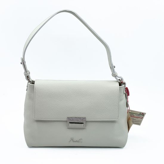 Сумка Marina Creazioni белая кожаная - фото 4, B6468 MC BIANCO