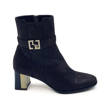 Ботильоны Ilasio Renzoni коричневые замшевые демисезонные - фото 1, 5256 IR MORO