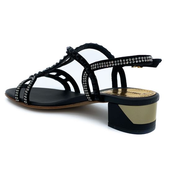 Босоножки Loretta Pettinari черные - фото 3, 