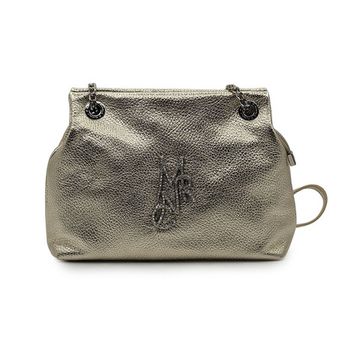 Сумка Marina Creazioni золотая кожаная - фото 1, B5498 MC ORO