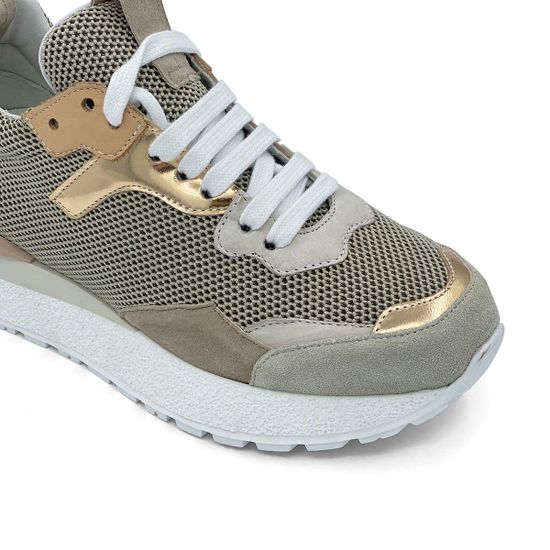 Кроссовки MIMMU серые замша-текстиль N6 - фото 6, F937K5 MIM N6