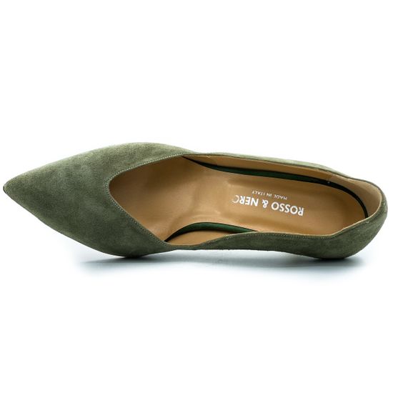 Туфли Rosso Nero замша зеленые - фото 5, 4506 RN VERDE