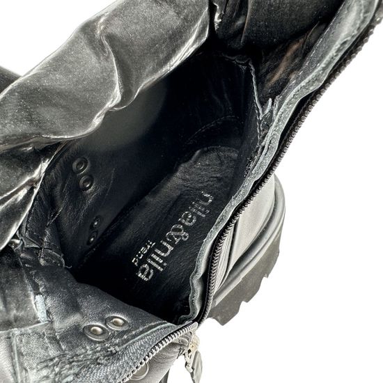 Ботинки NILA&amp;NILA черные кожаные демисезонные - фото 7, NO6476 NIL NERO