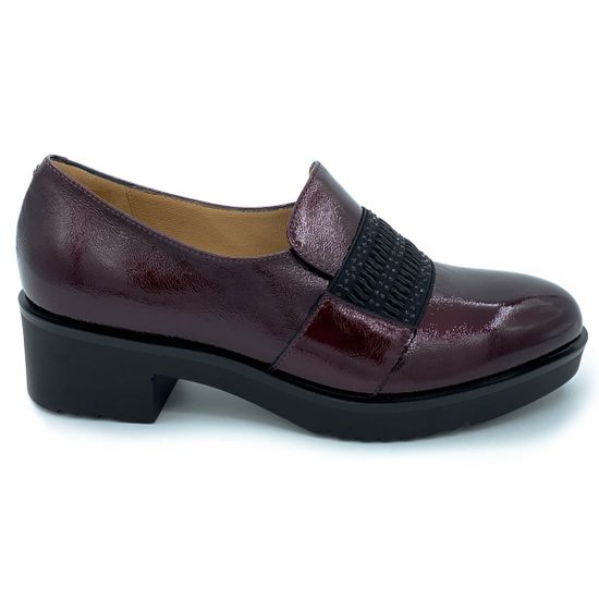 Полуботинки Donna Soft бордовые наплак демисезонные - фото 1, DS0906 DS OX