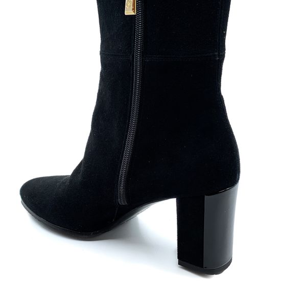 Сапоги Giada Gabrielli на меху замшевые черные - фото 7, 1333 GABR NERO