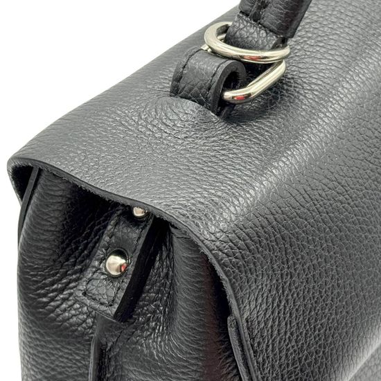 Сумка Renato Angi черная кожаная - фото 5, 3452801 RA NERO