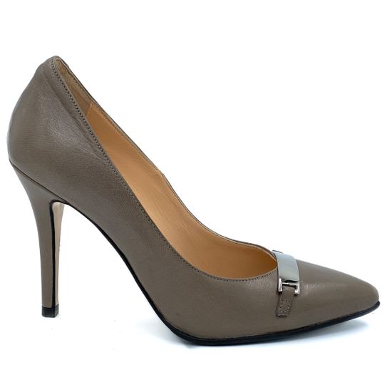 Туфли Isabelle бежевые кожаные - фото 1, A323РАЗНОТОН ISAB